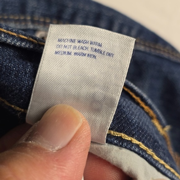 Old Navy The Flirt Jeans Size 8 Dark Wash‎ Mid-Rise Bootcut Denim GUC - Picture 6 of 10